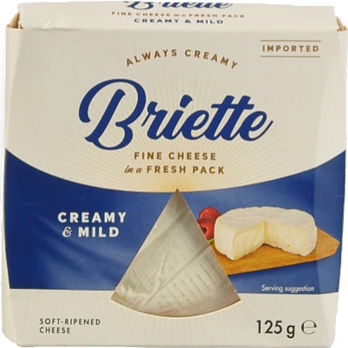 Сир 60% м'який Creamy&Mild Briette к/у 125г