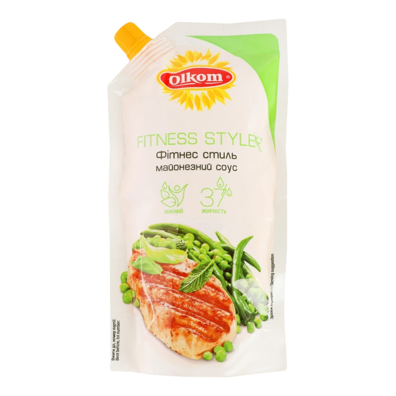 Соус майонезний 37% Fitness style Olkom д/п295г
