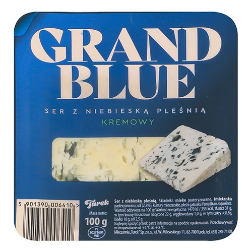 Сир Натурек 100г 60% грандблу вершковий