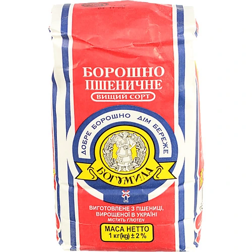 Борошно Богуміла 1кг в.г фас