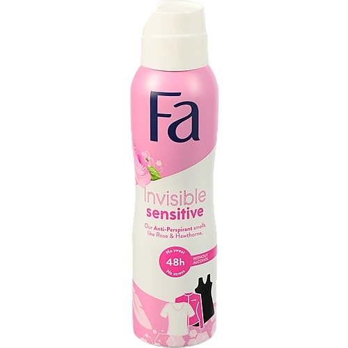 Дезодорант Fa 150мл invisible sensitive аромат троянди глоду