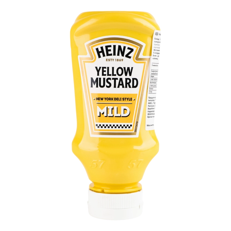 Гірчиця Лагідна Heinz п/пл 240г