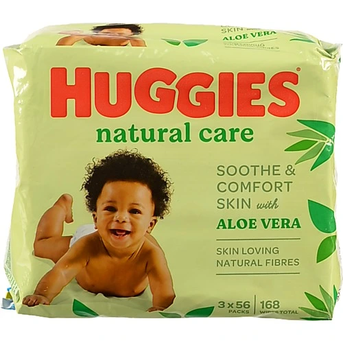 Серветки вологі Huggies ncare triplo 56x3x4 2+1
