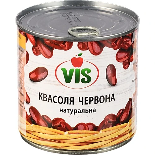Квасоля Vis 410г червона натуральна з.б