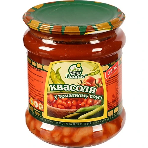 Квасоля Найдіс 0.46л у томатному соусі ско
