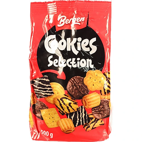Печиво Bergen Cookies 500гр Selection