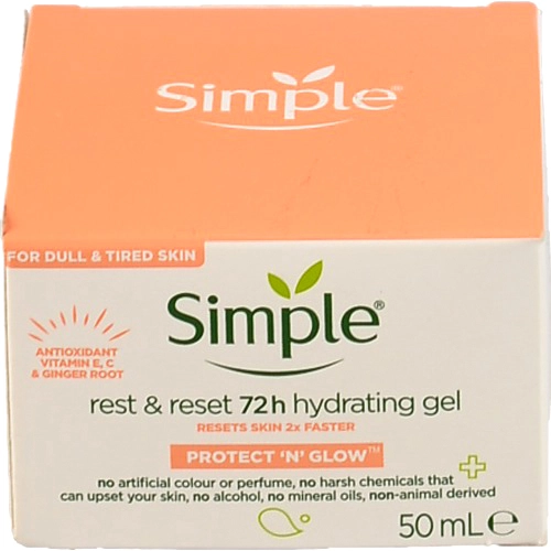 Гель Simple 50мл зволожуючий протект ен глоу