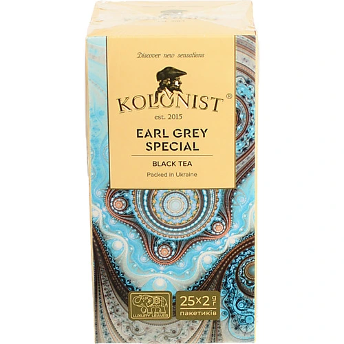 Чай Kolonist 25п граф грей спешл black