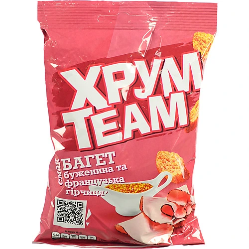 Багет ХрумTeam 55г буженина франц.гірчиця