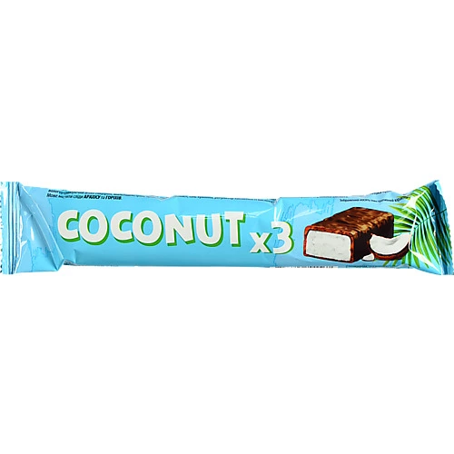 Батончик Coconut 100г кокосова стружка в глазурі
