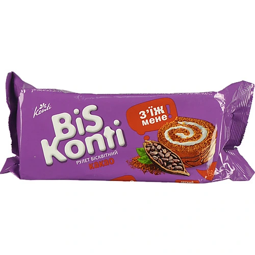 Рулет Biskonti 150г какао