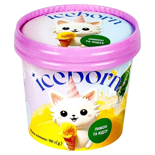 Морозиво Iceborn сорбет лимон та юдзу