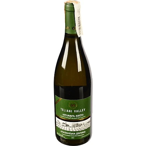 Вино Teliani Valley Алазанська долина біле напівсолодке 0.75л
