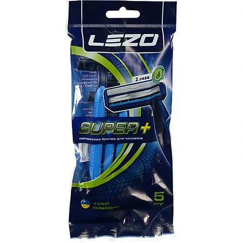 Станок д.гоління Лезо Супер + чоловічий 5шт