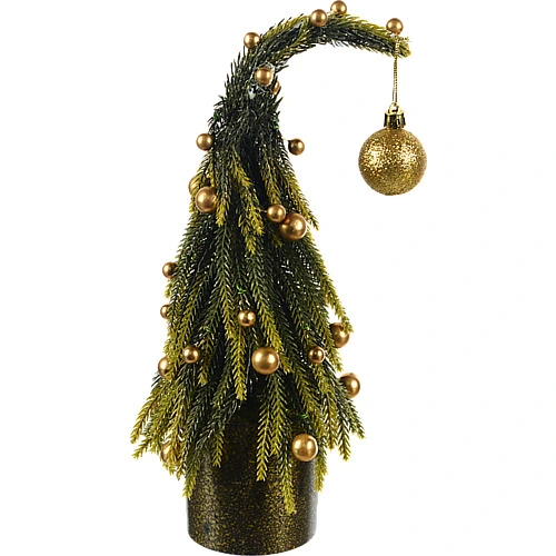 Декор новорічний Ялинка в горщику тип 3 30cm