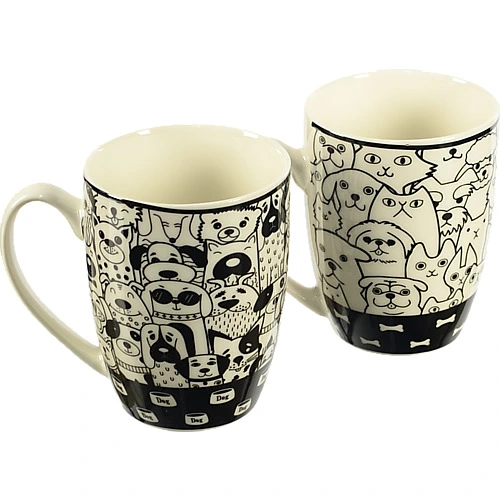 Чашка керамічна 350мл тип 53 асортимент