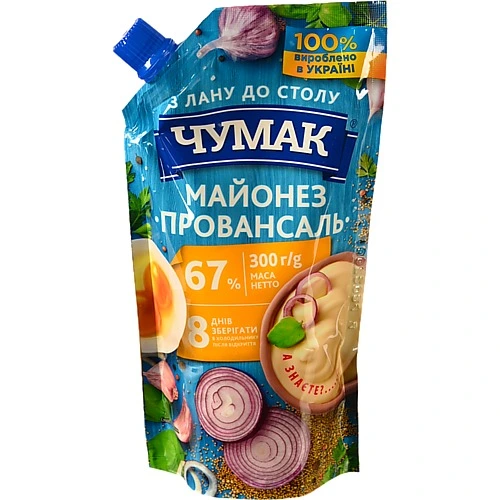 Майонез 67% Провансаль Чумак д/п 300г