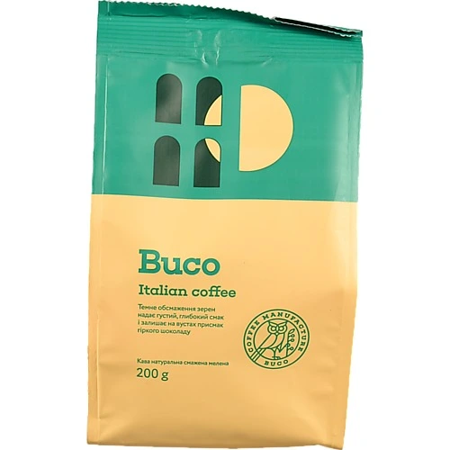 Кава Buco Italian Coffee Blend 200г мелена