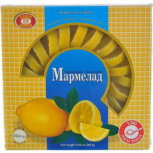 Мармелад  ХКФ 265г скібочкі лимон 1789