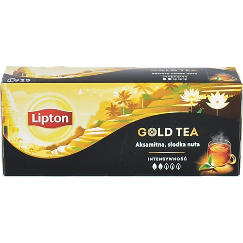 Чай Lipton 25п чорний gold