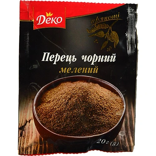 Перець чорний мелений Деко 20г