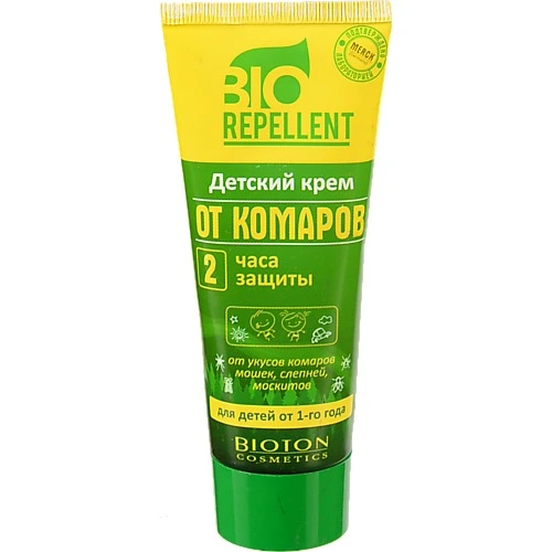 Крем для дітей від 1року від комарів 2 години захисту Biorepellent 75мл