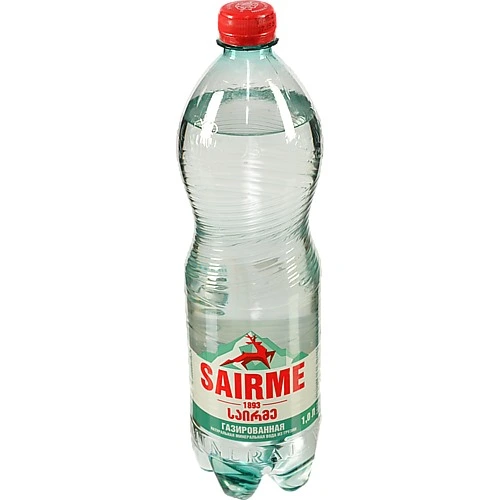 Вода мінеральна газована Sairme п/пл 1л