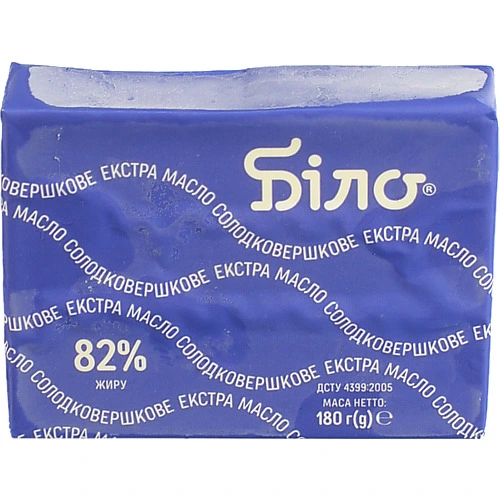 Масло Біло 180г 82% екстра