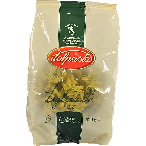 яМакарони Italpasta 500 г Тальятеллі шпинат