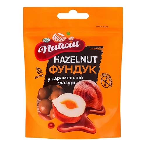 Фундук у карамельній глазурі Nutwill д/п 100г