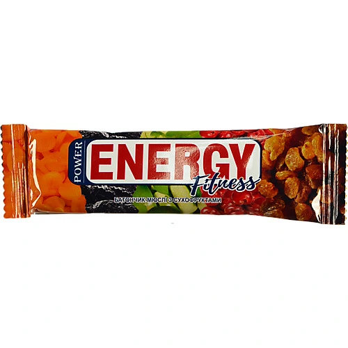 Батончик-мюслі Power  Energy 30г сухофрукти