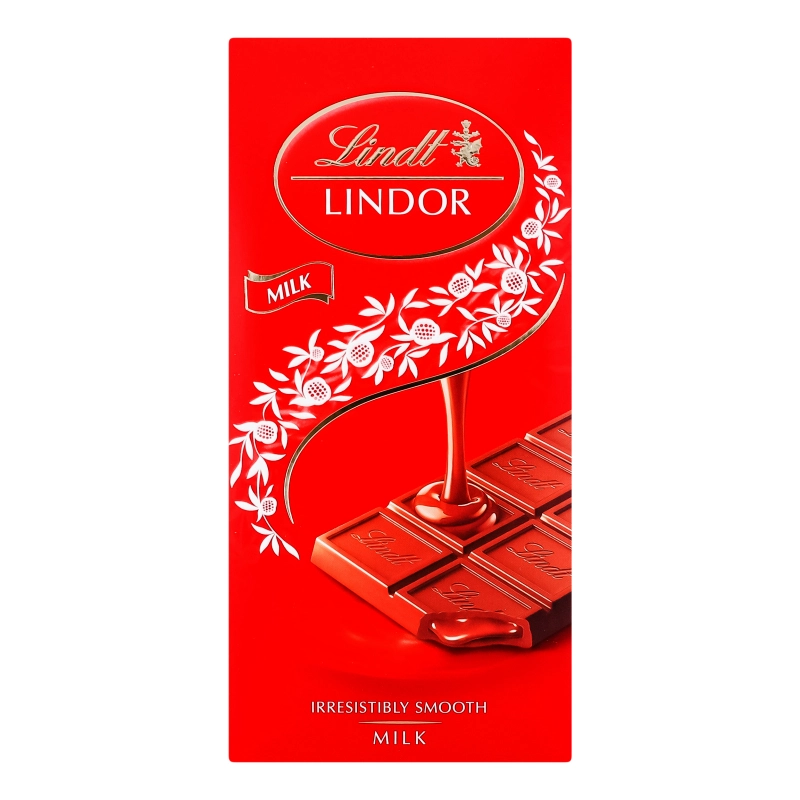 Шоколад Lindt 100г lindor молочний