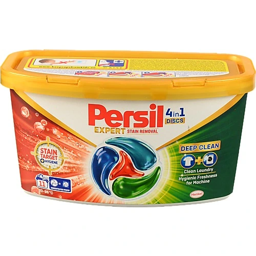 Засіб миючий для прання Persil Expert Stain Removal 4in1 Discs Deep Clean 13х17г
