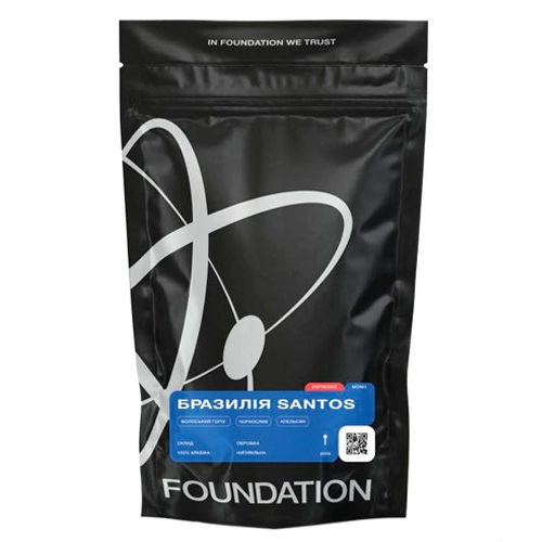 Кава Foundation 250г santos Бразилія зерно