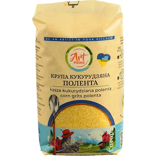 Крупа Арт Фудз 450г кукурудзяна полента