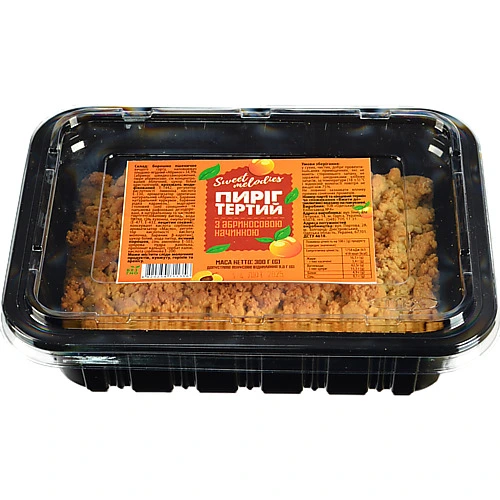 Пиріг Sweet melodies 300г тертий абрикос