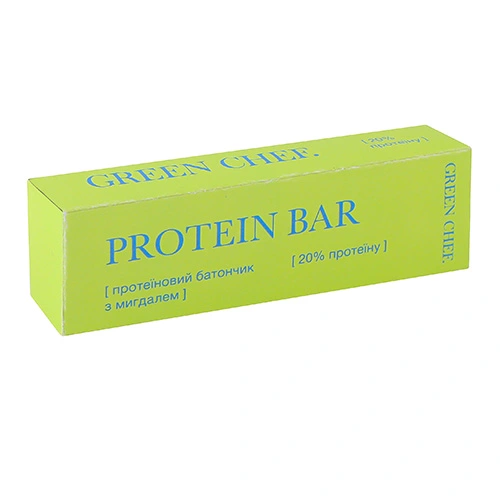 Батончик Green Chef 45г протеїновий мигдаль