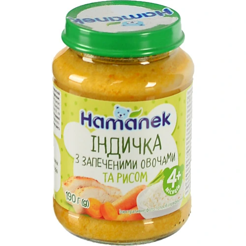 Пюре Hame 190г індичка овочі рис