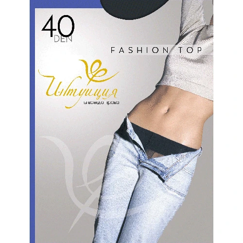 Колготи ІНТУІЦІЯ FASHION TOP 40 CAPPUCHINO 3