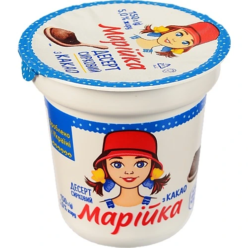 Десерт 5% сирковий з какао Марійка 150г