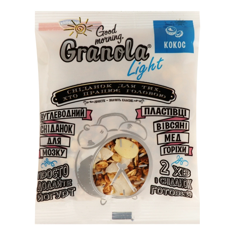 Гранола Кокос Light Good morning, Granola м/у 55г