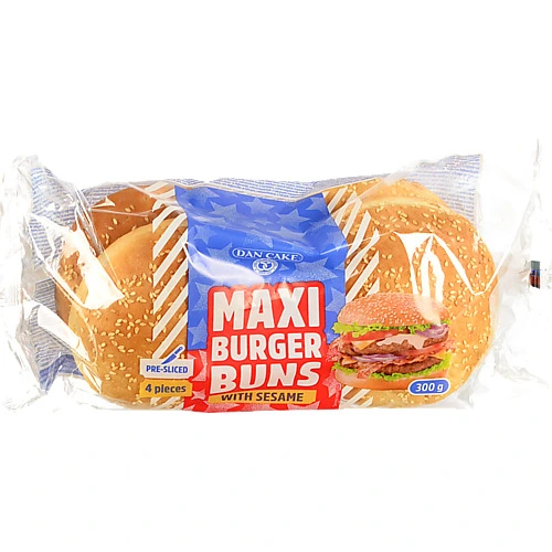 Булочки Dan cake 300г для гамбургерів 4 шт