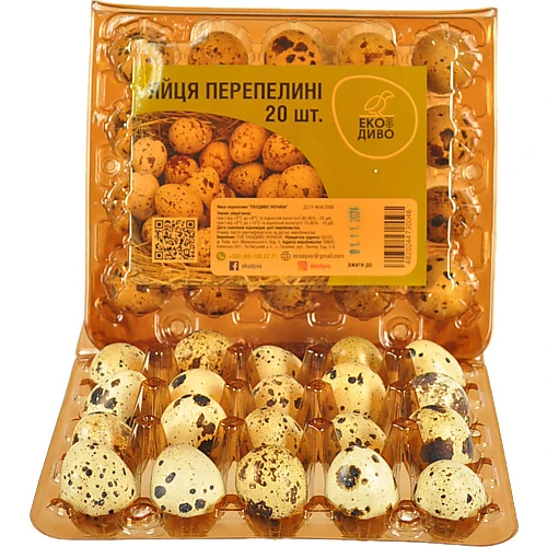 Яйця перепелині ЕкоДиво 20шт