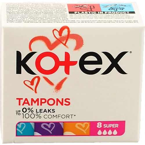 Тампони Котекс супер 8шт