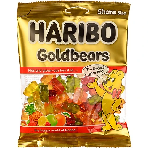 Цукерки желейні неглазуровані Goldbears Haribo м/у 150г