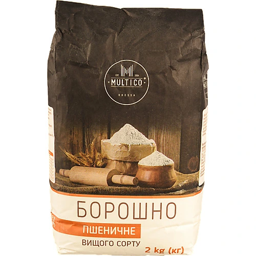 Борошно Multico 2кг в.г