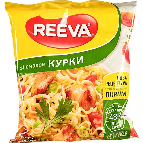 Локшина Reeva 85г курка
