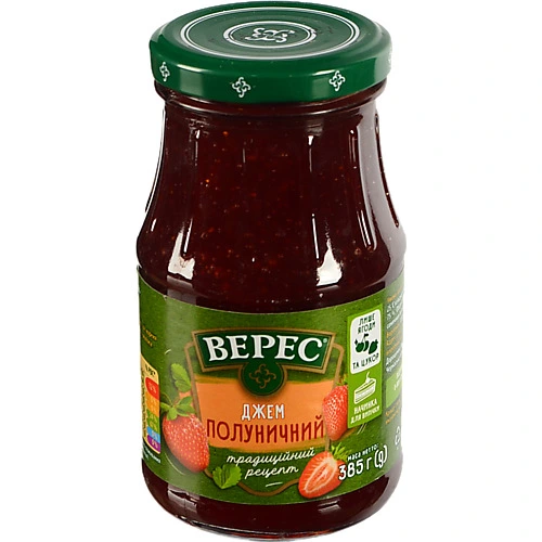 Джем Верес 385г полуниця