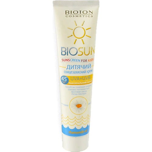 Дитячий крем Біотон 120мл сонцезахисний SPF 45