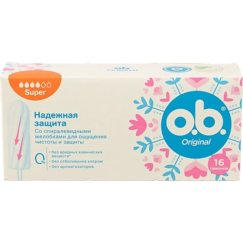Тампони О.b. super 16шт